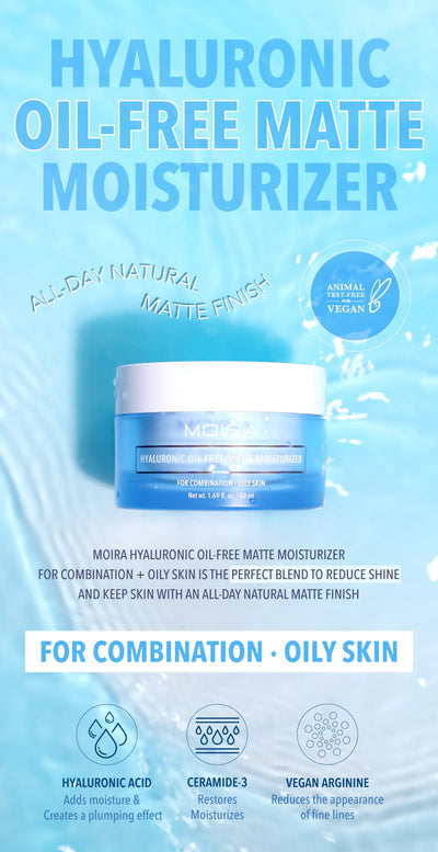 Hyaluronic Oil Free Matte Moisturizer - HYM001 - MeStore - Moira Beauty