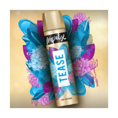 Impulse 4 Piece Mixed Body Sprays 75Ml In A Wash Bag - MeStore - Impulse