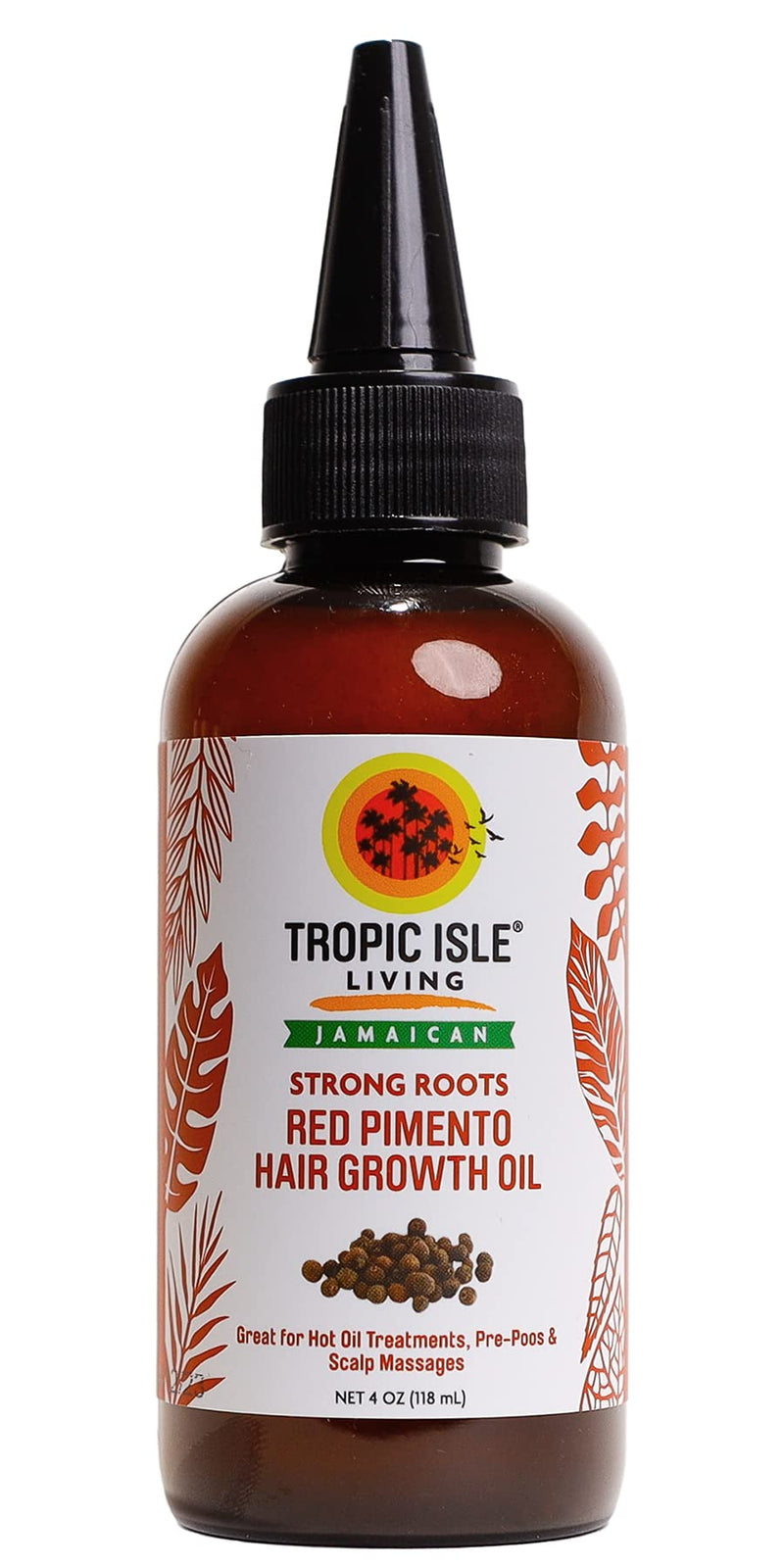 Jamaican Black Castor Strong Roots Red Pemento Hair Growth Oil - MeStore - Tropic Isle