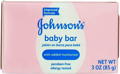 Johnsons Baby Bar Soap Boxed 3 Ounce (89ml) - MeStore - Johnson's