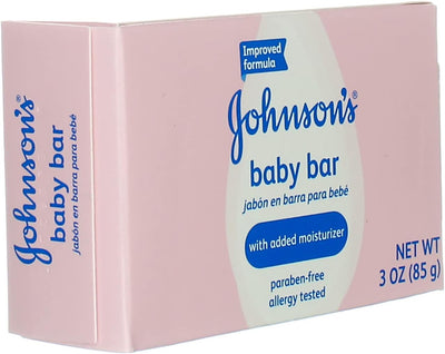 Johnsons Baby Bar Soap Boxed 3 Ounce (89ml) - MeStore - Johnson's