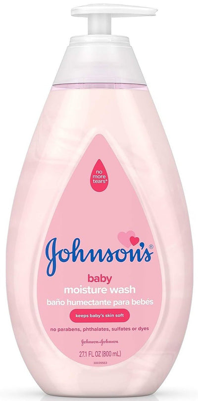 Johnson's Baby Gentle Baby Body Moisture Wash, Tear - Free, Sulfate - Free, 27.1 fl. oz - MeStore - Johnson's