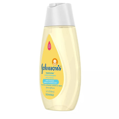 Johnson's Head - To - Toe Gentle Baby Body Wash & Shampoo, Travel Size - 3.4 fl oz - MeStore - Johnson's