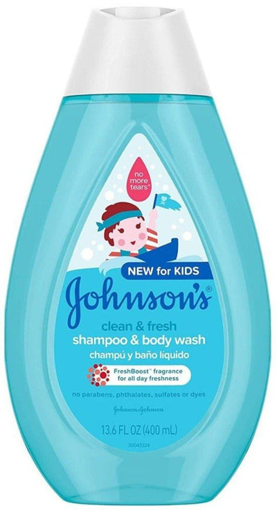 Johnsons Kids Clean & Fresh Shampoo & Body Wash 400ml - MeStore - Johnson's