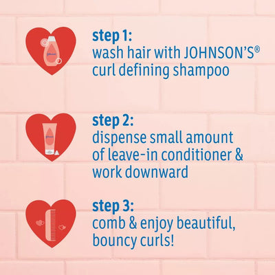 Johnson's Kids Curl - Defining Shampoo, Shea Butter, for Toddler's Hair - 13.6 fl oz - MeStore - Johnson's