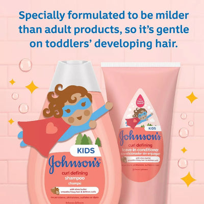 Johnson's Kids Curl - Defining Shampoo, Shea Butter, for Toddler's Hair - 13.6 fl oz - MeStore - Johnson's