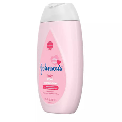 Johnson's Moisturizing Mild Pink Baby Body Lotion, Coconut Oil for Delicate Skin, Hypoallergenic - 13.6 fl oz - MeStore - Johnson's