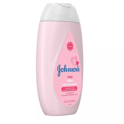 Johnson's Moisturizing Mild Pink Baby Body Lotion, Coconut Oil for Delicate Skin, Hypoallergenic - 13.6 fl oz - MeStore - Johnson's