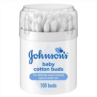 Johnson's Pure Cotton Buds, Pack of 100's - MeStore - Johnson's