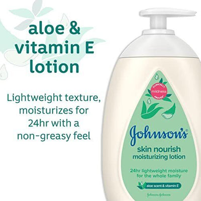 Johnson's Skin Nourish Moisturizing Baby Lotion, 16.9 fl. oz - MeStore - Johnson's