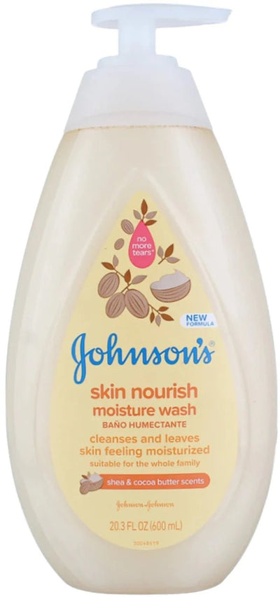 Johnson's Skin Nourish Moisturizing Wash, Cocoa Butter & Shea, 20.3 fl oz - MeStore - Johnson's