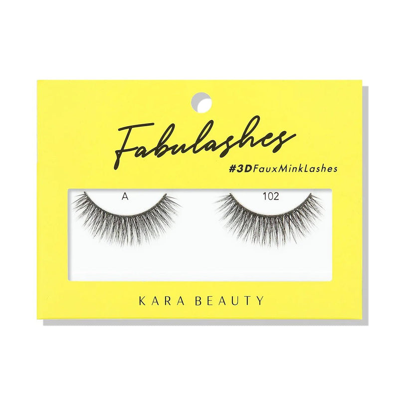 Kara Beauty A102 FABULASHES 3D Faux Mink Lashes - MeStore - Kara Beauty