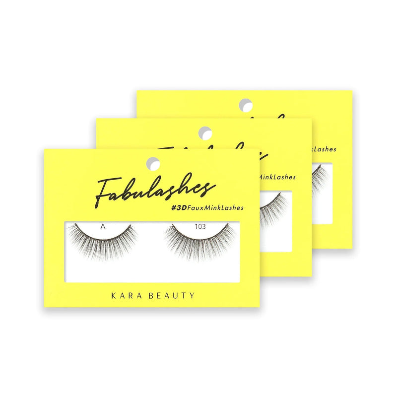 Kara Beauty A103 - 3D Faux Mink Lashes - MeStore - Kara Beauty