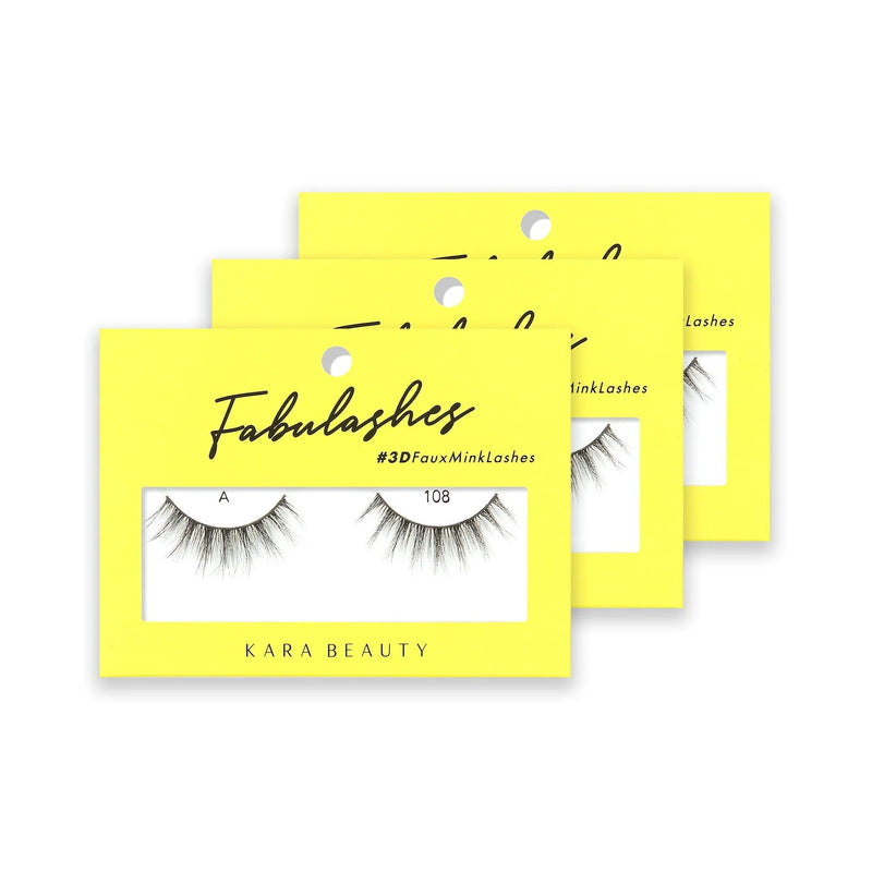 Kara Beauty A108 - 3d Faux Mink Lashes - MeStore - Kara Beauty