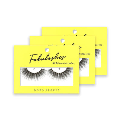 Kara Beauty A2 - 3d Faux Mink Lashes - MeStore - Kara Beauty