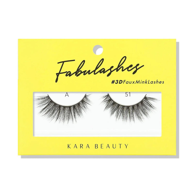 Kara Beauty A51 - 3d Faux Mink Lashes - MeStore - Kara Beauty