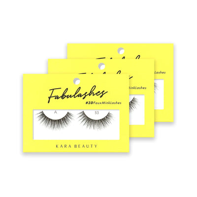 Kara Beauty A53 - 3d Faux Mink Lashes - MeStore - Kara Beauty