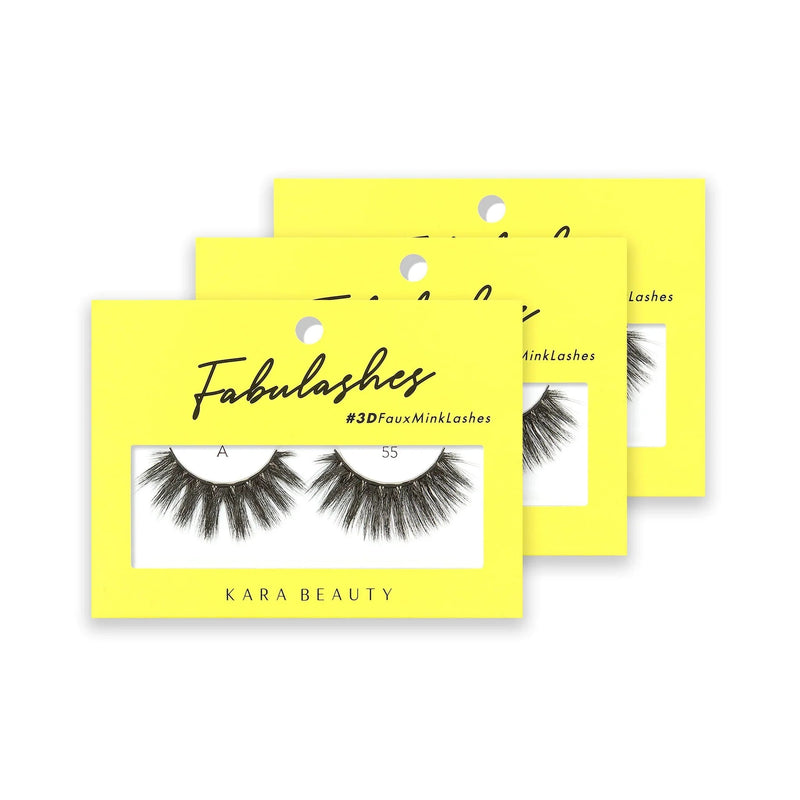 Kara Beauty A55 - 3d Faux Mink Lashes - MeStore - Kara Beauty