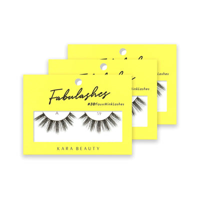 Kara Beauty A59 - 3d Faux Mink Lashes - MeStore - Kara Beauty