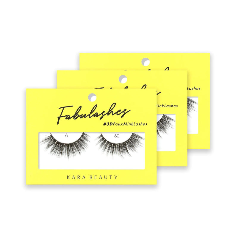 Kara Beauty A60 - 3d Faux Mink Lashes - MeStore - Kara Beauty