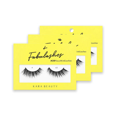 Kara Beauty A63 - 3d Faux Mink Lashes - MeStore - Kara Beauty