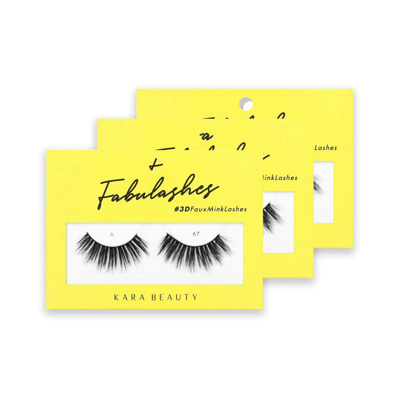 Kara Beauty A67 - 3D Faux Mink Lashes - MeStore - Kara Beauty