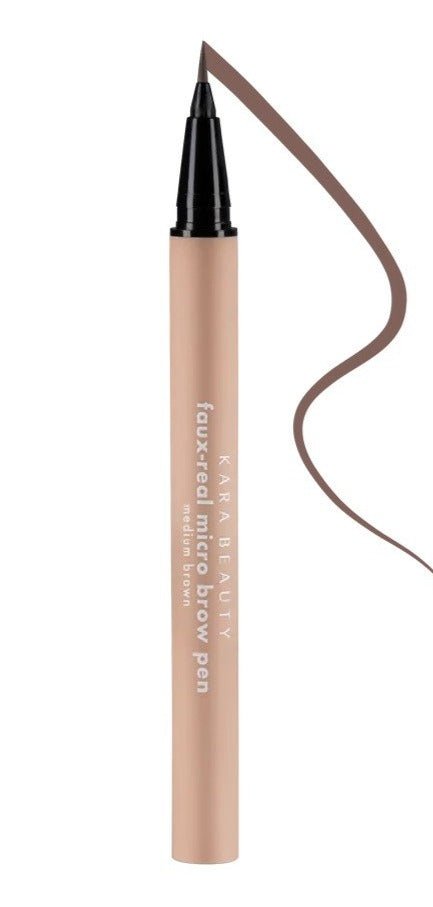 Kara Beauty - Faux - real Micro Brow Pen: Medium Brown - MeStore - Kara Beauty