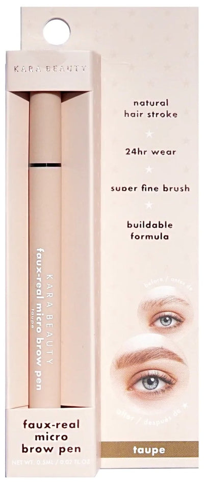 Kara Beauty Faux - real Micro Brow Pen: Taupe - MeStore - Kara Beauty