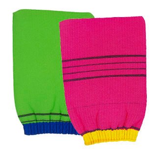 KOREA LOAF Massage glove bath towel (with OPP pack - 2pcs) - MeStore - KOREA LOAF