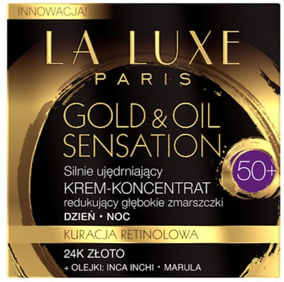 La Luxe Gold & oil Sens Reducing Deep Wrinkles Day/night Cream 50+ 50ml - MeStore - Eveline