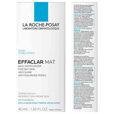 La Roche Posay Effaclar Mat Daily Moisturizer 40ml - MeStore - La roche Posay