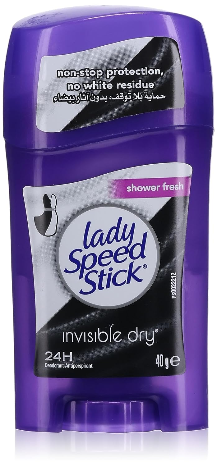 Lady Speed Stick Anti - Perspirant & Deodorant, Invisible Dry, Shower Fresh, 1.4 oz - MeStore - Lady Speed