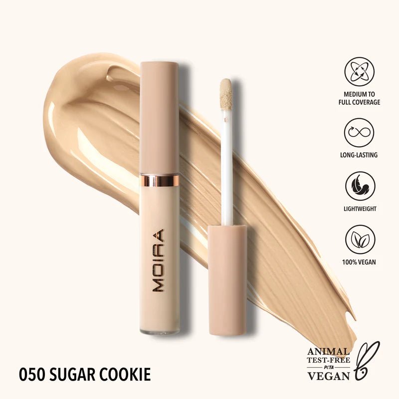 Lavish Creamy Concealer (050, Sugar Cookie) - MeStore - Moira Beauty