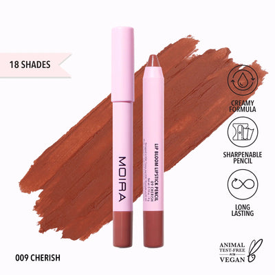 Lip Bloom Lipstick Pencil (009, Cherish) - MeStore - Moira Beauty