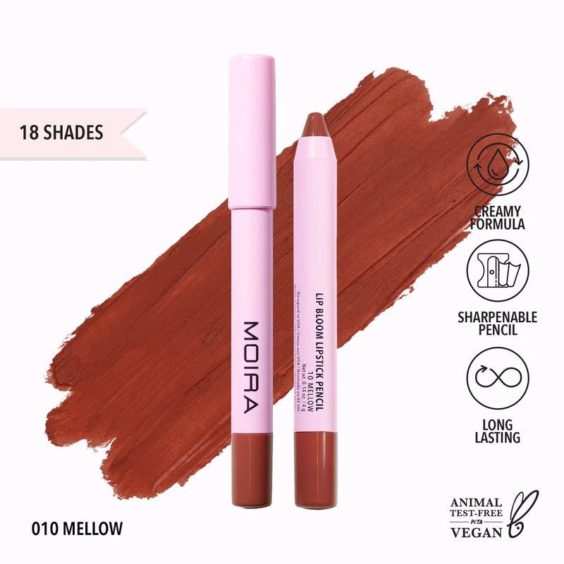 Lip Bloom Lipstick Pencil (010, Mellow) - MeStore - Moira Beauty