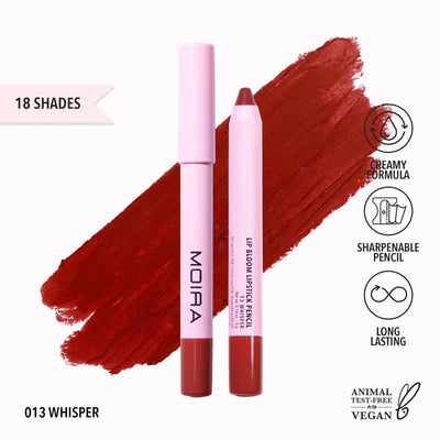 Lip Bloom Lipstick Pencil (013, Whisper) - MeStore - Moira Beauty