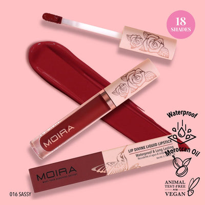 Lip Divine Liquid Lipstick - MeStore - Moira Beauty