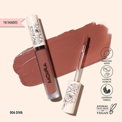 Lip Plush Cream (006, Diva) - MeStore - Moira Beauty