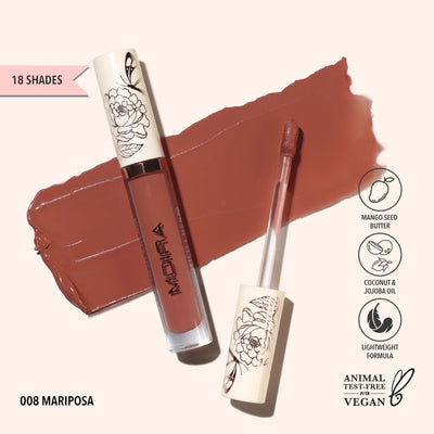 Lip Plush Cream (008, Mariposa) - MeStore - Moira Beauty