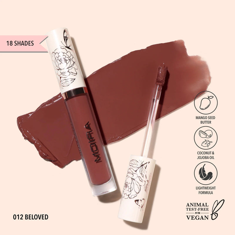 Lip Plush Cream (012, Beloved) - MeStore - Moira Beauty