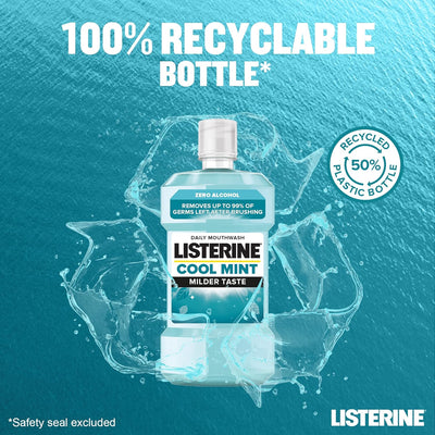 Listerine Coolmint Mildmint 600Ml - MeStore - Listerine