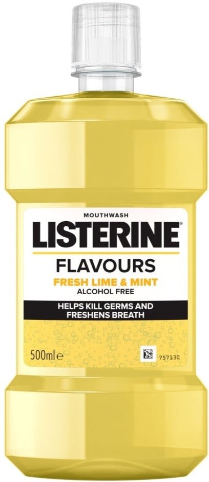 Listerine Fresh Lime & Mint 500Ml - MeStore - Listerine