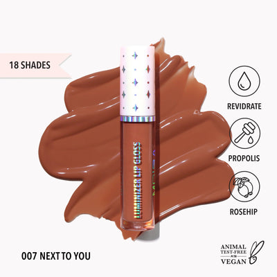 LLG007 - Luminizer Lip Gloss (007, Next to You) - MeStore - Moira Beauty