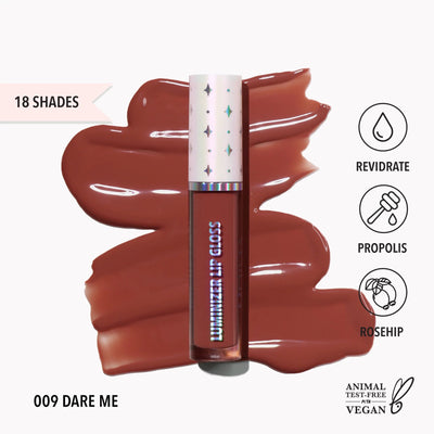 LLG009 - Luminizer Lip Gloss (009, Dare Me) - MeStore - Moira Beauty