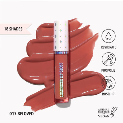 LLG017 - Luminizer Lip Gloss (017, Beloved) - MeStore - Moira Beauty