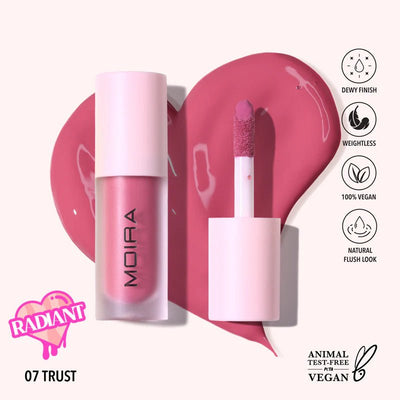 Love Steady Liquid Blush (007, Trust) - MeStore - Moira Beauty