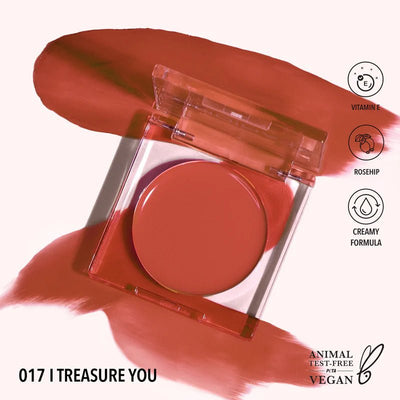 Loveheat Cream Blush (017, I Treasure You) - MeStore - Moira Beauty