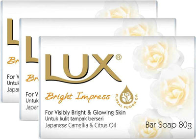 Lux Soap 80G Bright Impress 3 Pack - MeStore - Lux