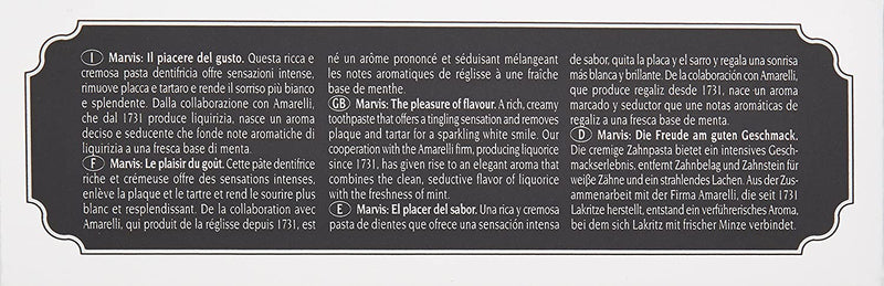 Marvis Amarelli Licorice Pasta De Dientes 25 Ml - MeStore - Marvis