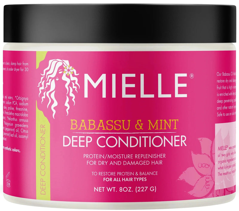 MIELLE ORGANICS - BABASSU OIL MINT DEEP CONDITIONER - 8 OZ - MeStore - Mielle Organics